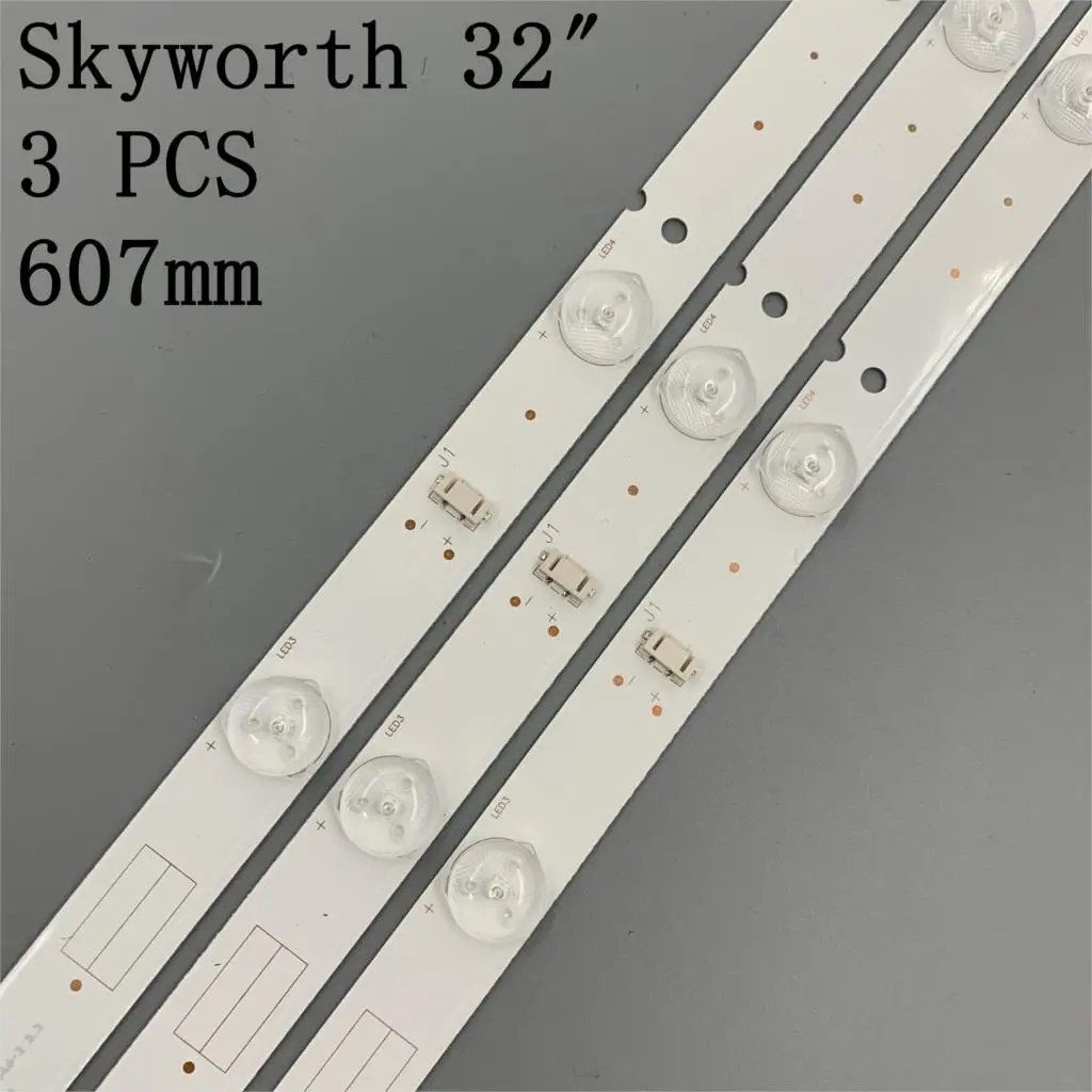 2set=6pcs Backlight Strip For GoldSta LT-32T450R 5800-W32001-3P00 Ver00.00 Bars Kit Television LED Bands LC320DXJ-SFA2 RDL320HY