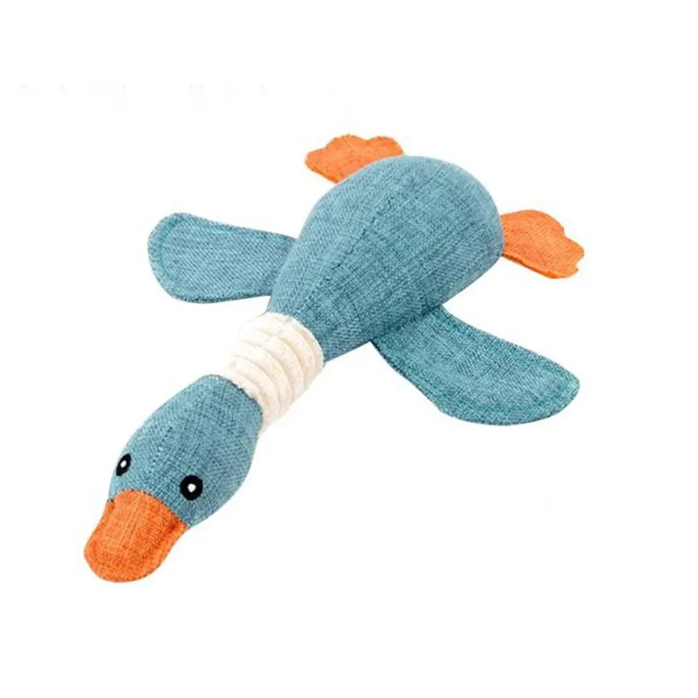 

Dog Squeak Toys Wild Goose Sounds Toy Cleaning Teeth Puppy Dogs Chew Supplies Training Supplies Dog Educational Plush Toys 30cm