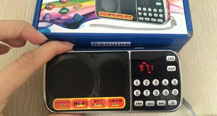 EONKO телефон с двумя диапазонами AM/FM радио King поддерживает TF USB AUX фонарик