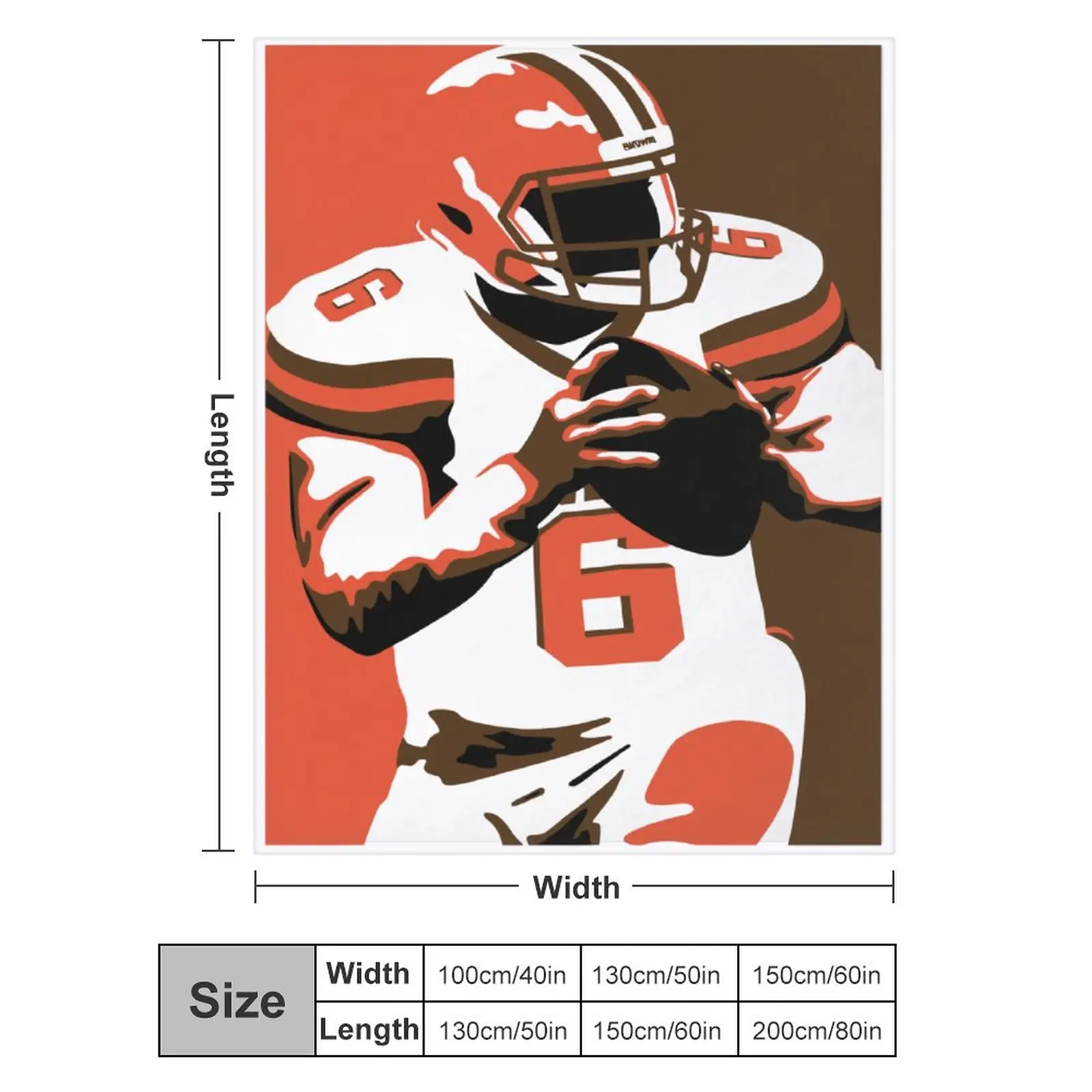 

Blanket 6 Baker Mayfield Ultra Soft Micro Fleece Cozy Lightweight Microfiber Flannel All Season Living Room Bedroom Vertical