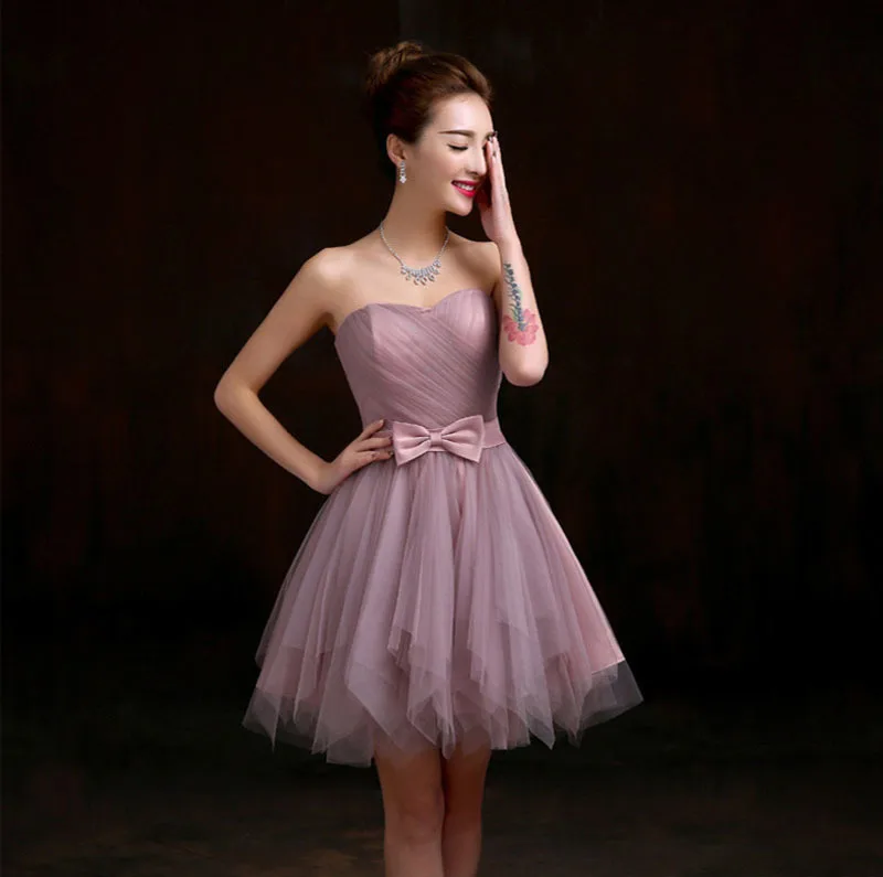 2020 тонкое платье подружки невесты длиной до плеча короткое вечерние платья для