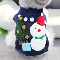 christmas dog sweater cat puppy coat outfit knit apparel small dog clothes costume yorkshire terrier maltese poodle pet clothing