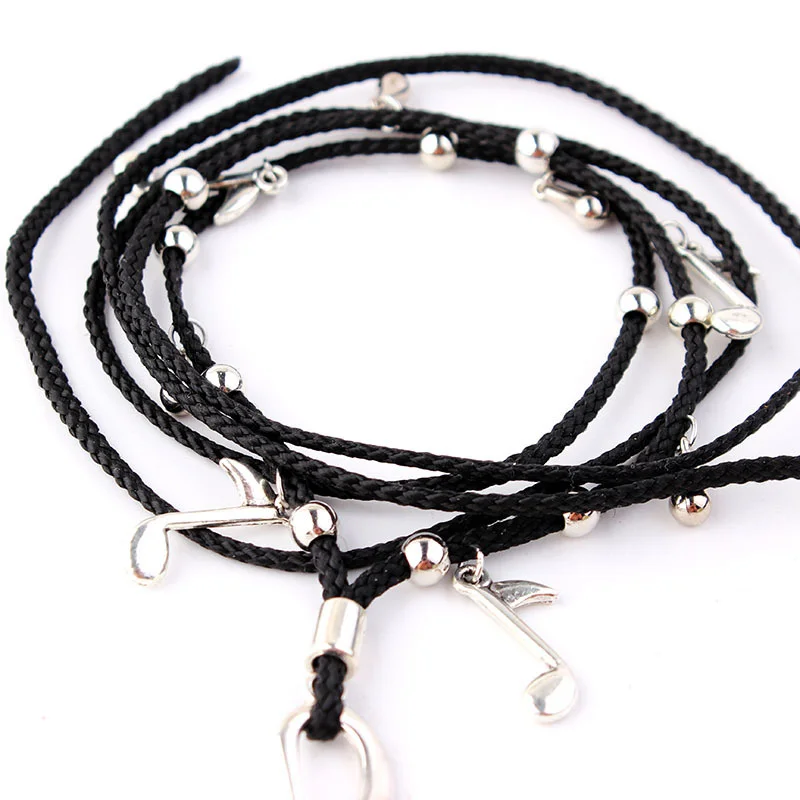 Вечерние сексуальные аксессуары ножной браслет с музыкальными нотками Порно