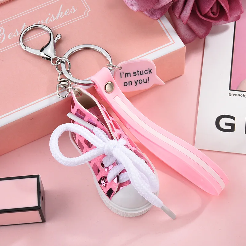 Мини холщовый квадратный сетчатый брелок для обуви спортивная обувь автомобиля