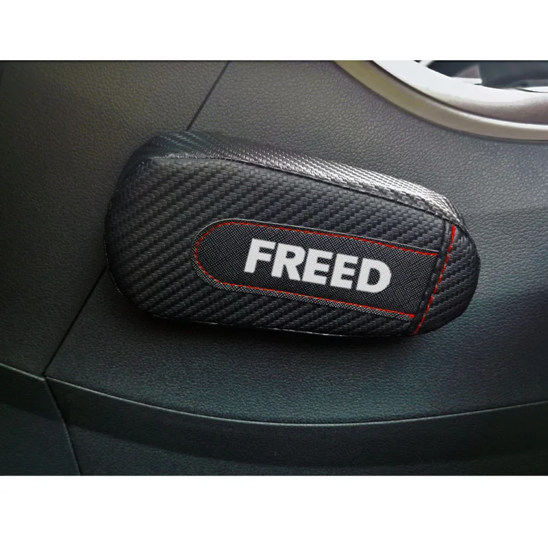 Автомобильный Стайлинг для Honda liber1 шт. Кожаная подушка из углеродного волокна ног