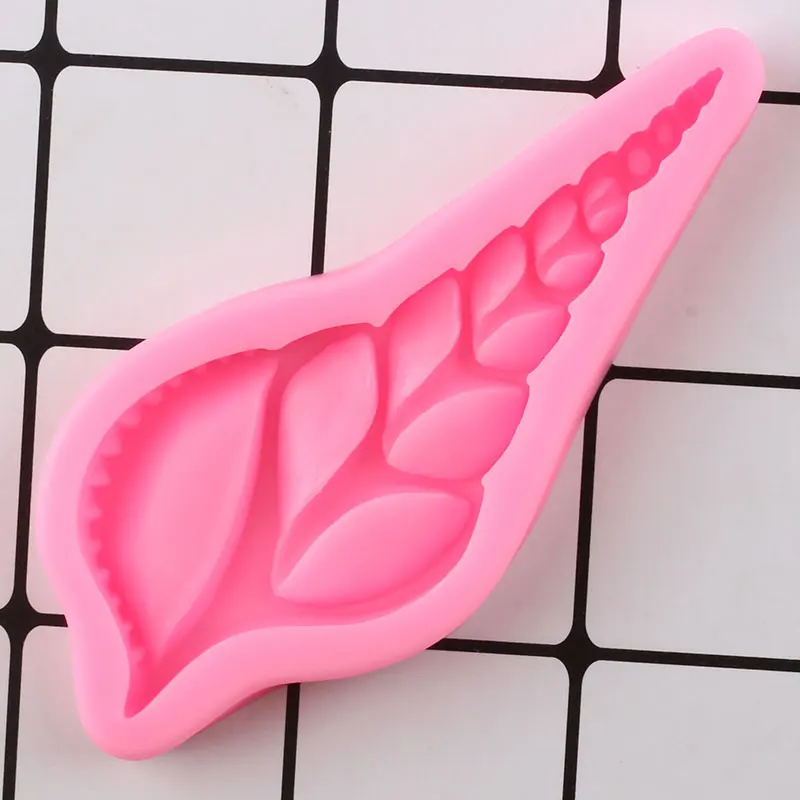 3D морские раковины силиконовые формы конфетная глина шоколадная форма для