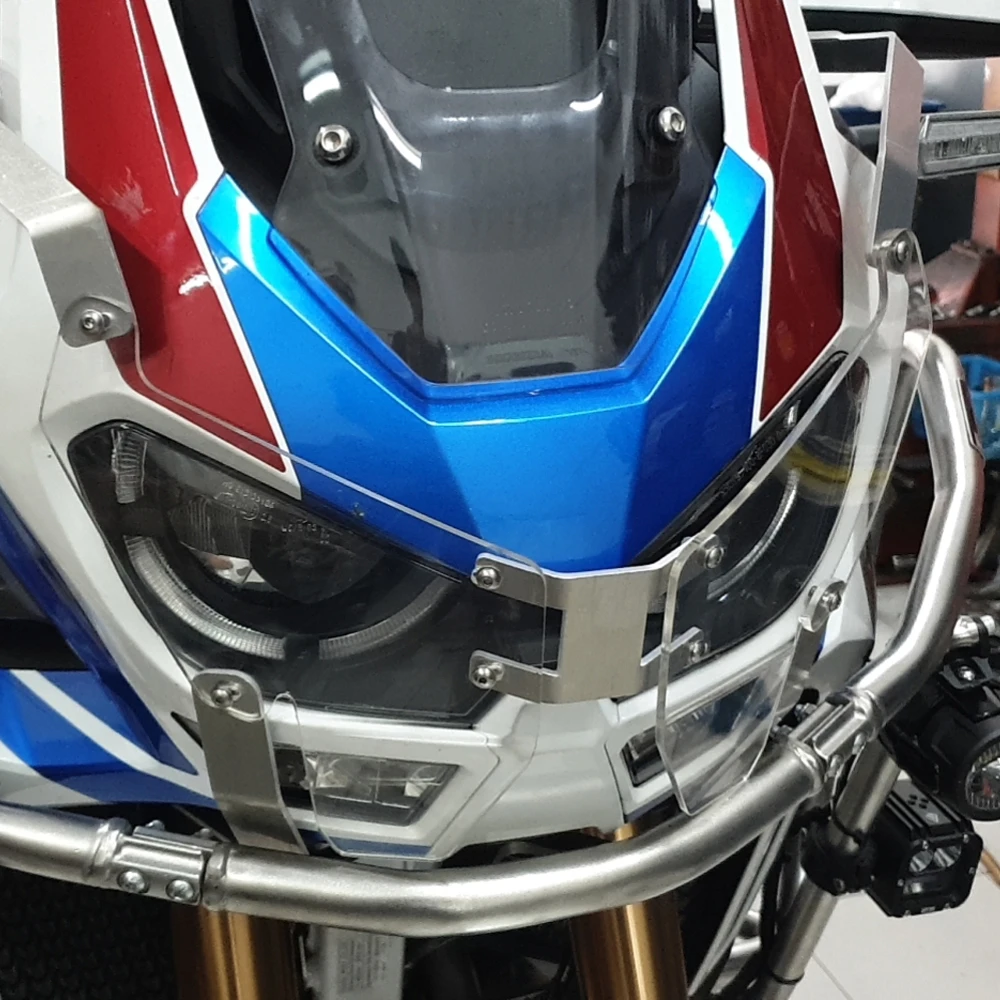 Прозрачная защита для передней фары акриловая подходит CRF1100L Africa Twin Adventure Sports 2019