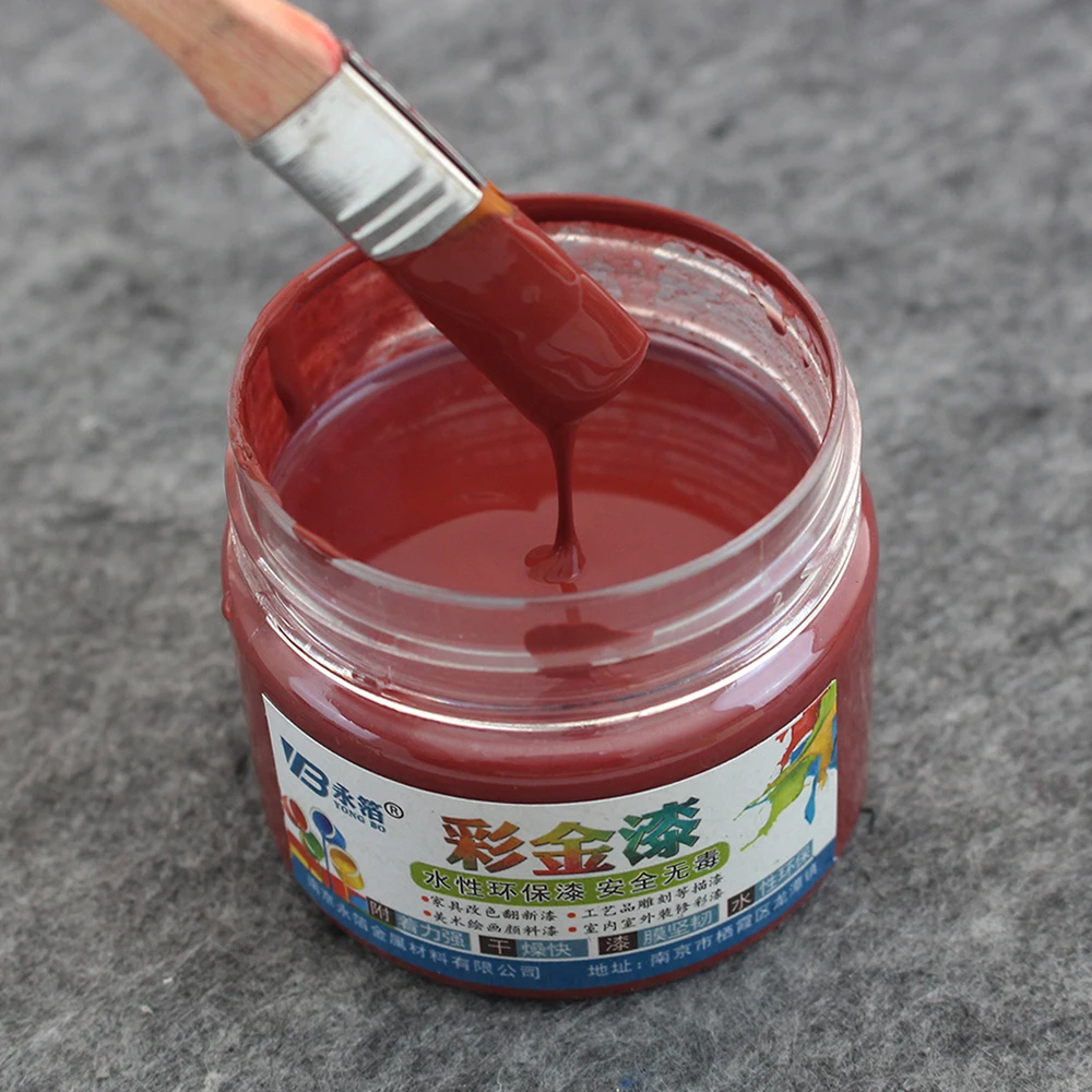 100 г темно-красная краска для мебели лак дерева на водной основе стен