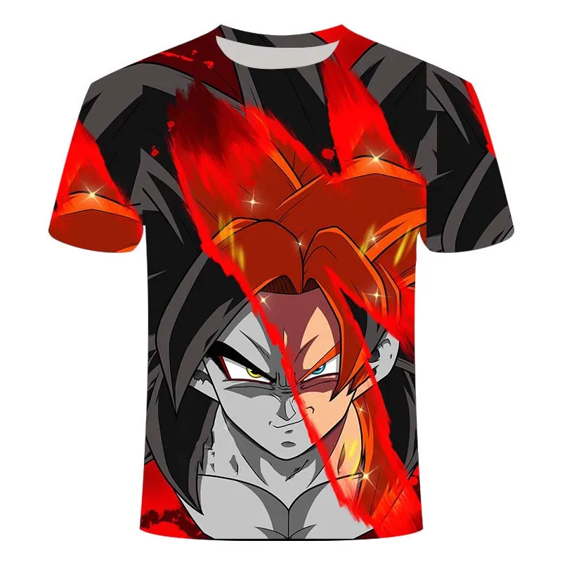 

T-Shirt 2021 Summer Men's New Casual Street Party Dress Cartoon Club Round Neck Large Cool T-Shirt