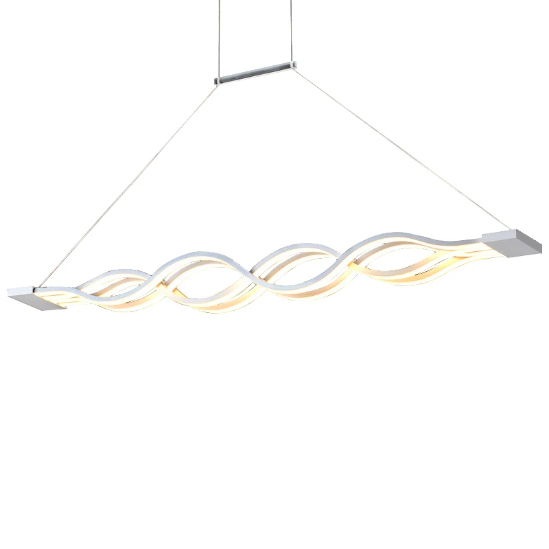 Алюминиевые Светодиодные подвесные светильники современный гофрированный