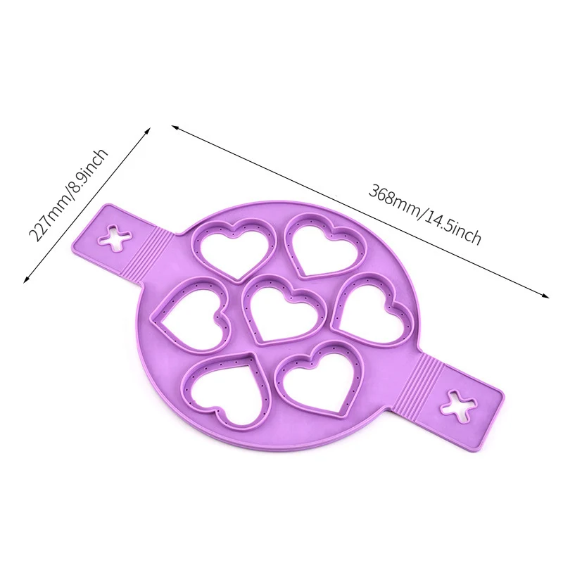 

Egg Pancake Maker Omelette Mold Nonstick Egg Silicone Mold Pancake Flip Eggs Mold kitchen Tools Cooking Tool Baking Accessories