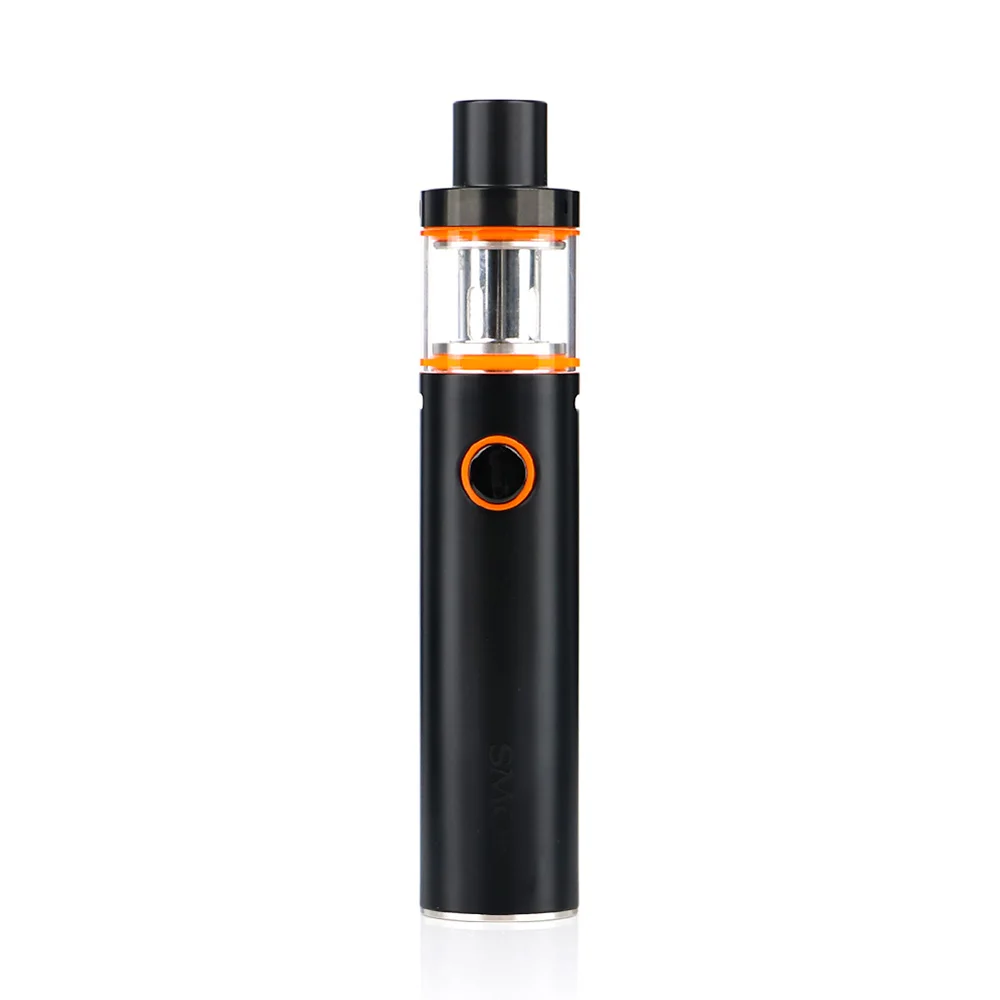 SMOK Vape Pen 22 комплект 1650 Ом двухъядерный со встроенным аккумулятором мАч светодиодный индикатор электронная сигарета vs vape nord 22 - Цвет: Black