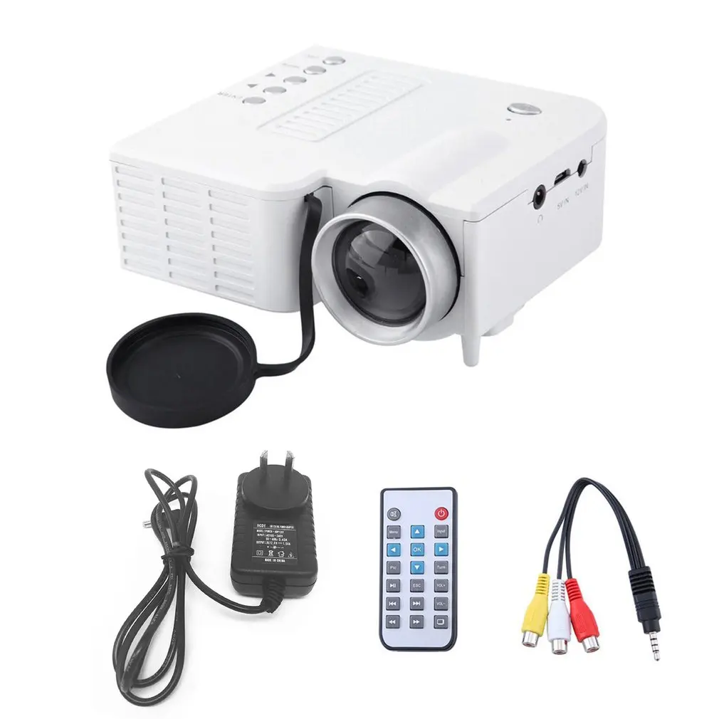 Hot UC28A Mini Portable LED Projector 1080P Multimedia Home Cinema Theater USB TF HDMI AV LED Beamer Projector for Home Use
