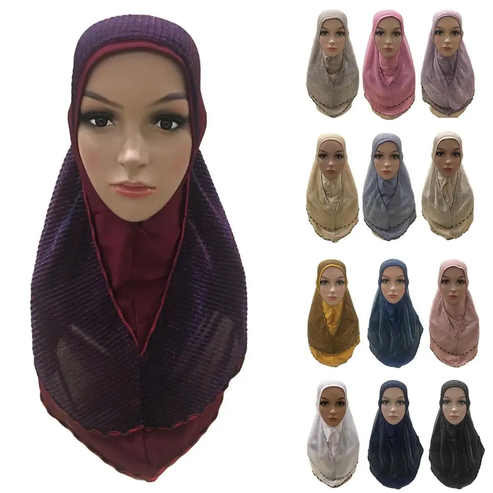 Хиджаб Рамадан мусульманский женский хиджаб с ИИ амирой головной платок