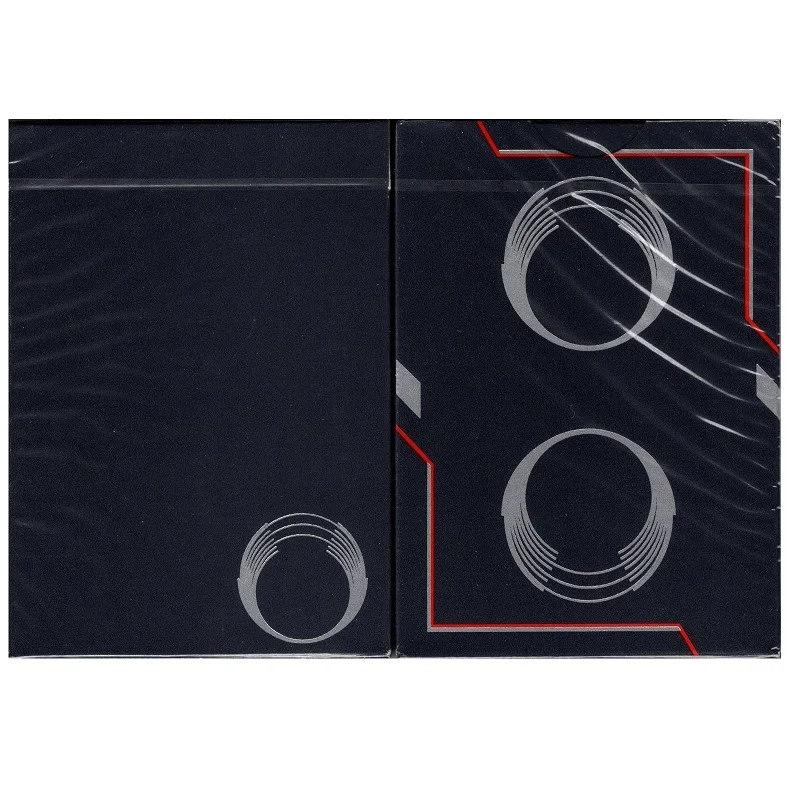 Черные игральные карты Saturn Hyperspace от Ellusionist Размер покера USPCC редкий ограниченный