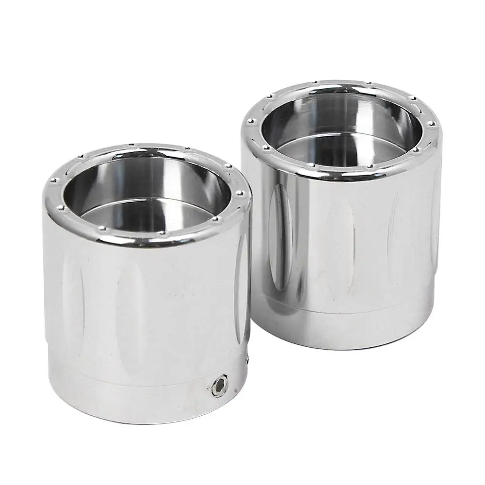 1 пара хромированная крышка для передней оси мотоцикла Гайка Крышка Harley Touring Electra