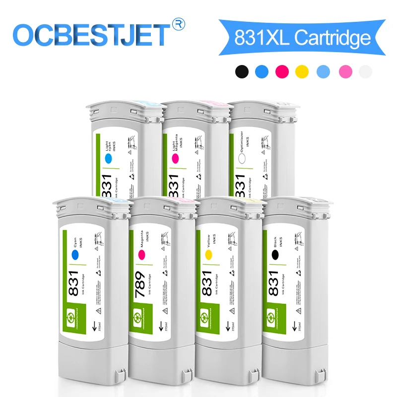 OCBESTJET HP 831 совместимый чернильный картридж с латексными чернилами для Latex 110 115 310 315