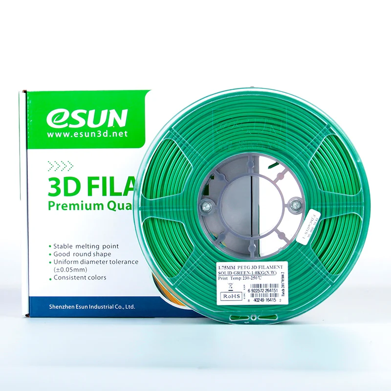 Филамент eSUN PETG для 3D принтера 1 75 мм кг красный синий и 16 цветов отправка со склада