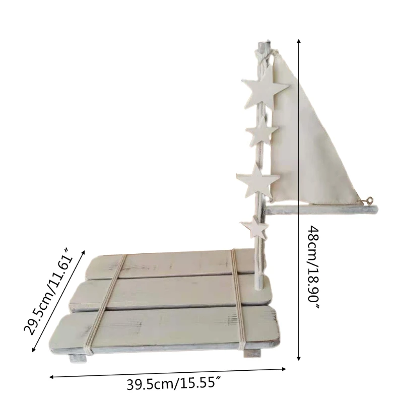 

Newborn Posing Mini Raft Baby Photo Shooting Props Bed Infant Photography Wooden Crib