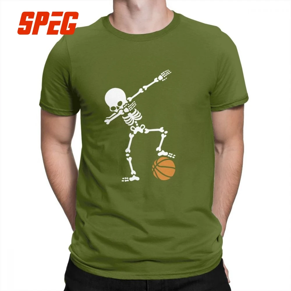 Dab Dabbing Skeleton футболка баскетбольная Повседневная Подарочная с круглым вырезом