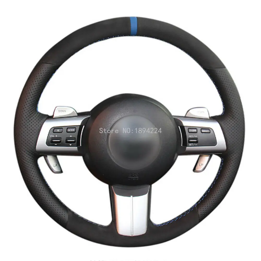 

DIY Customized Alcantara Steering Wheel Stitch on Wrap Cover For Mazda MX-5