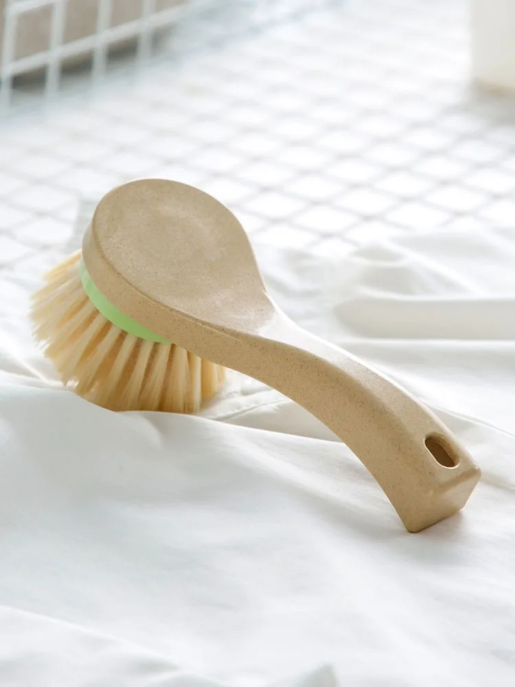 

Long handle Not dirty hand wash pot brush Dishwasher can be hung Sink stove cleaning brush dish brush Home Kitchen Gadgets tools