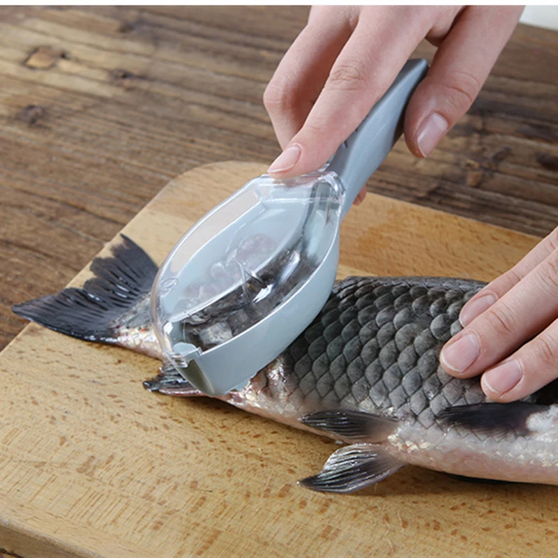 

Fish Scale Brush Kitchen Tool Accessories Scraping Fish Skin Brush Fishing Tool Fish Knife Fast Cleaning Fish Peeler Scraper
