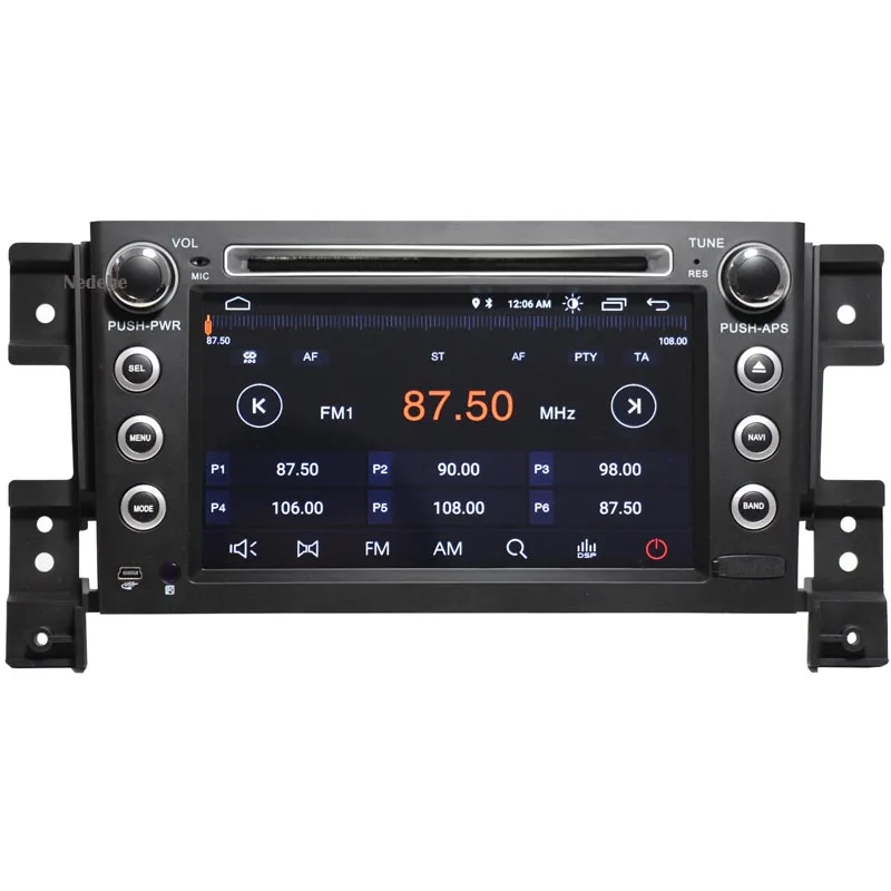 Автомобильный DVD-плеер с восьмиядерным процессором ОЗУ 4 Гб Android 10 0 GPS для SUZUKI GRAND