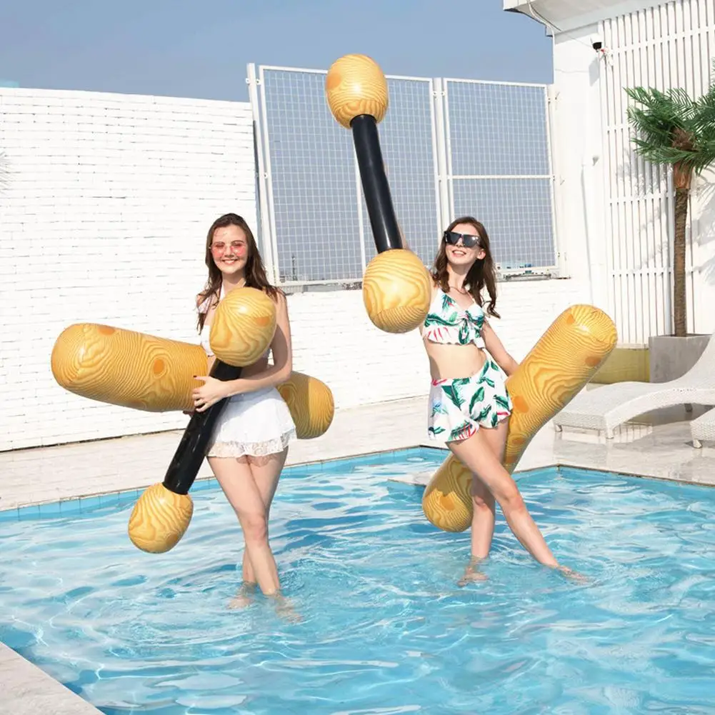 

4PCS/Set Pool Float Game Inflatable Water Sports Bumper Toys For Party Gladiator Raft Kickboard Swimming Pool Toy