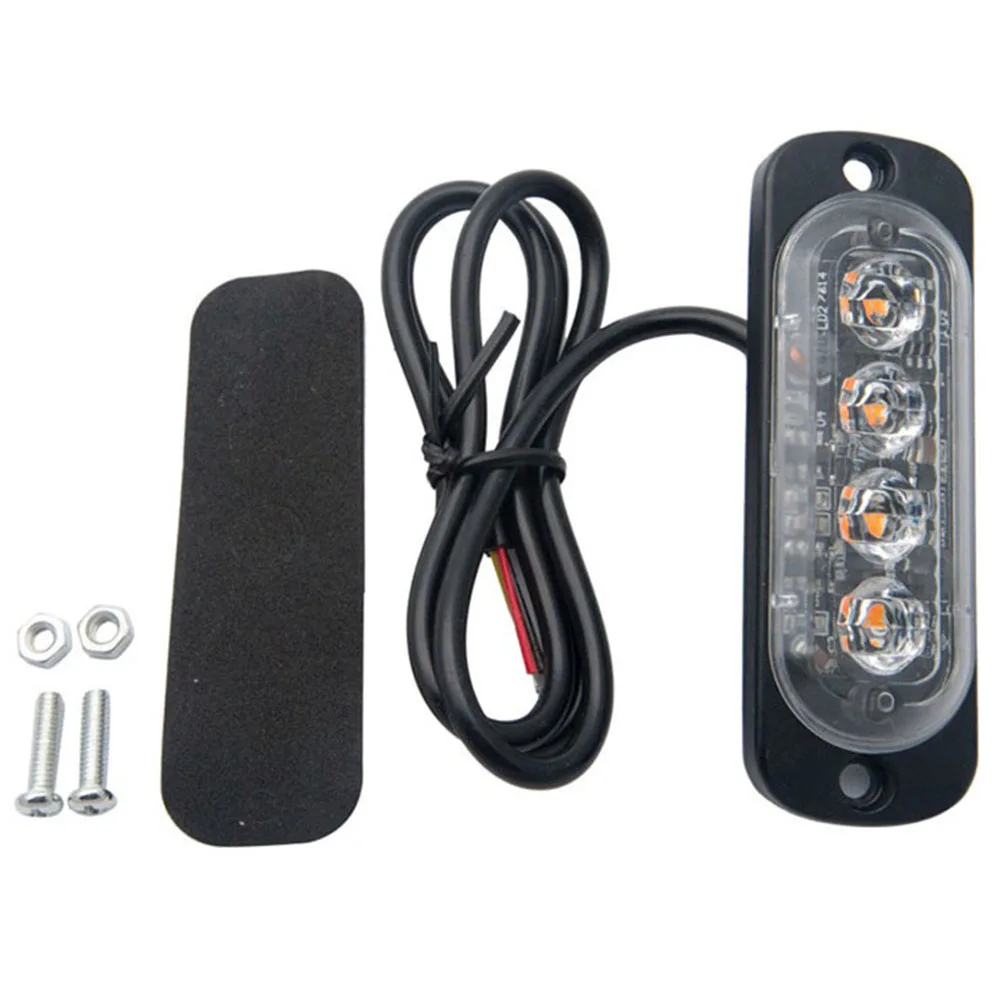 DJSona авто Стайлинг ярко белого и желтого цвета красные синие Янтарный 4