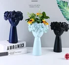 Каучуковая ваза Anadem для девочек, Декоративная скульптура для ТВ-кабинета, стола, цветочной головки, растительный декоративный аксессуар, скандинавский декор для отеля, дома
