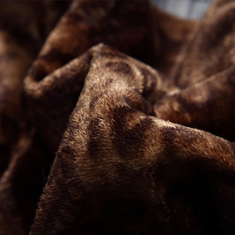 

China Import Jackets Black & Brown Men's Leather Jacket Fox Fur Collar Middle-Aged Mens Winter Warm Faux Leather Suede Coat C538