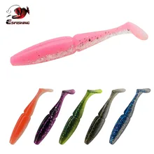 ESFISHING 50mm 70mm Easy Shiner Shad Fishing Lures Soft Lure Leurre Souple Swimbait Kit Isca Artificial Vibration Tail