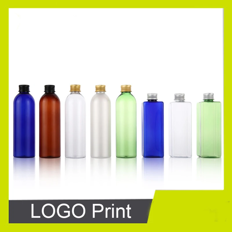 20 шт./партия пустая пластиковая бутылка с алюминиевой винтовой крышкой 250 мл