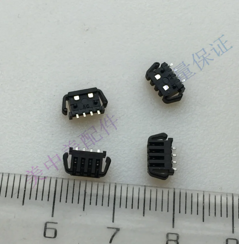 (5 шт.) оригинальный контактный разъем для зарядки 4 pin деревянная