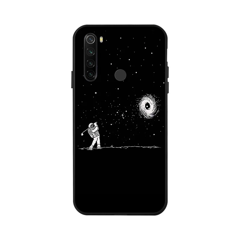 x056 Чехол для Redmi Note 8 T, 3D, сделай сам, Окрашенный черный, силиконовый, мягкий, ТПУ, матовый чехол для телефона, для Xiaomi Redmi Note 8 Pro 8 T, задняя крышка, чехол - Цвет: x056