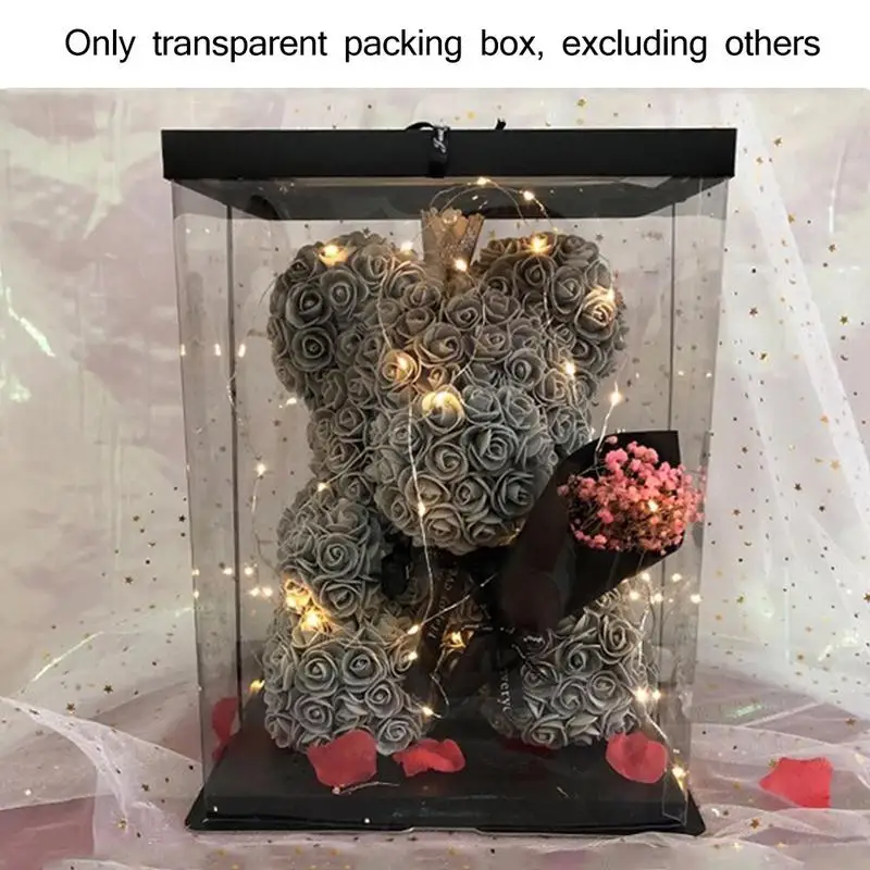 Прозрачная пустая Подарочная коробка для женщин на День святого Валентина