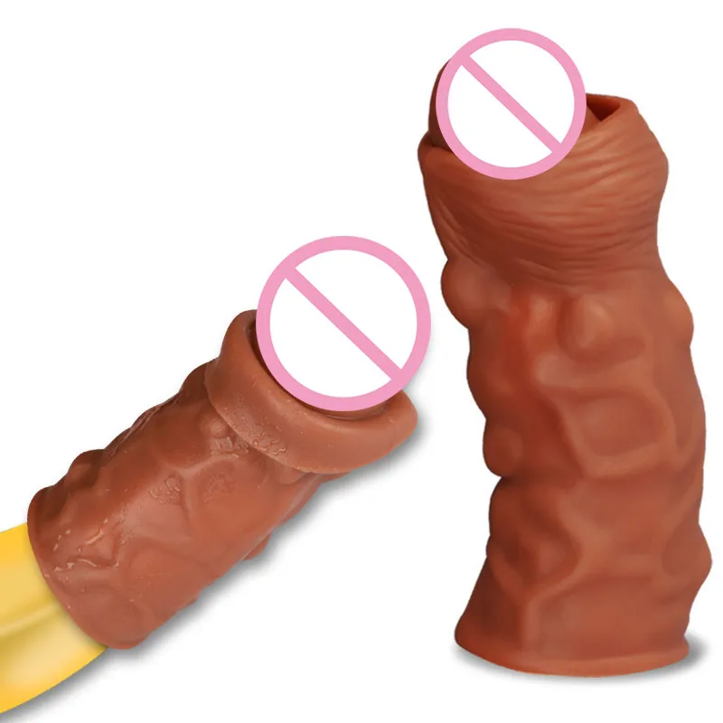 Многоразовый удлинитель фаллоимитатора для мужчин презервативы интимные