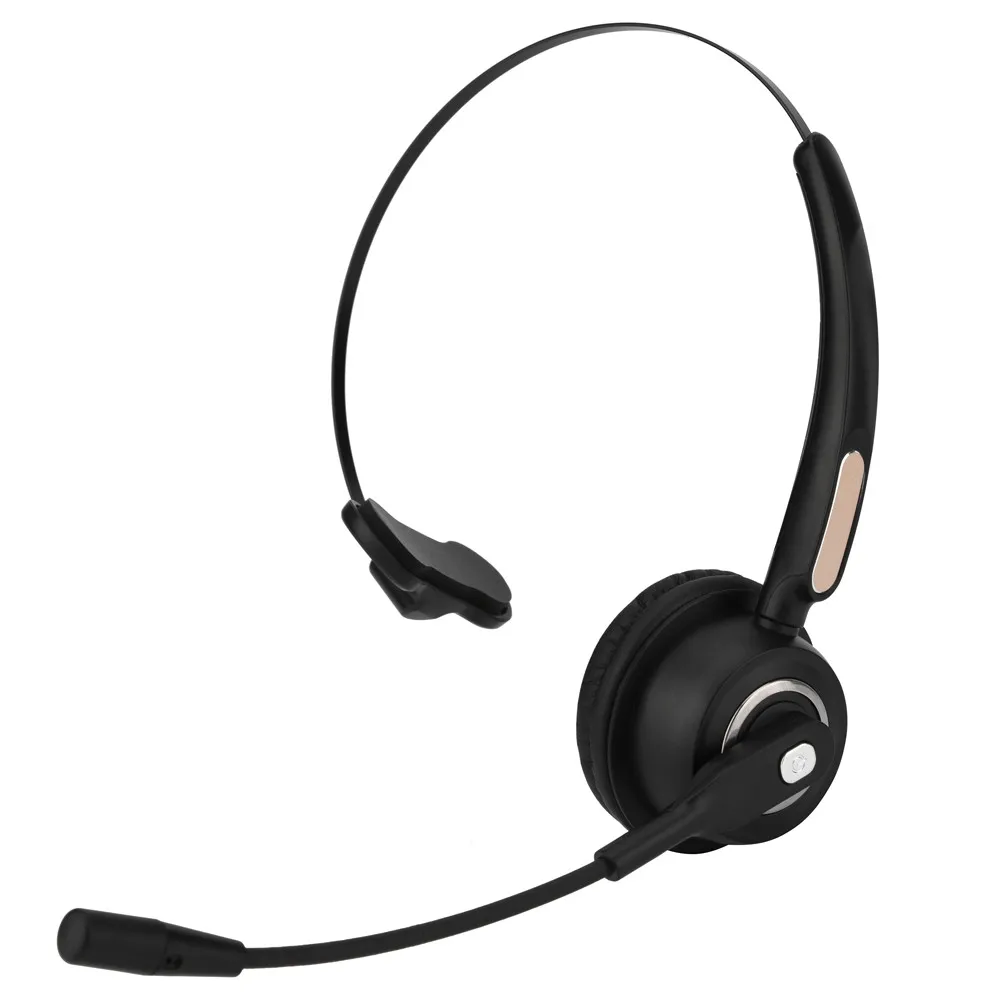 

Call Center Bluetooth Headset Wireless Over-the-Head Noise Canceling Headphones with USB for Truck Car Drivers Office Phones