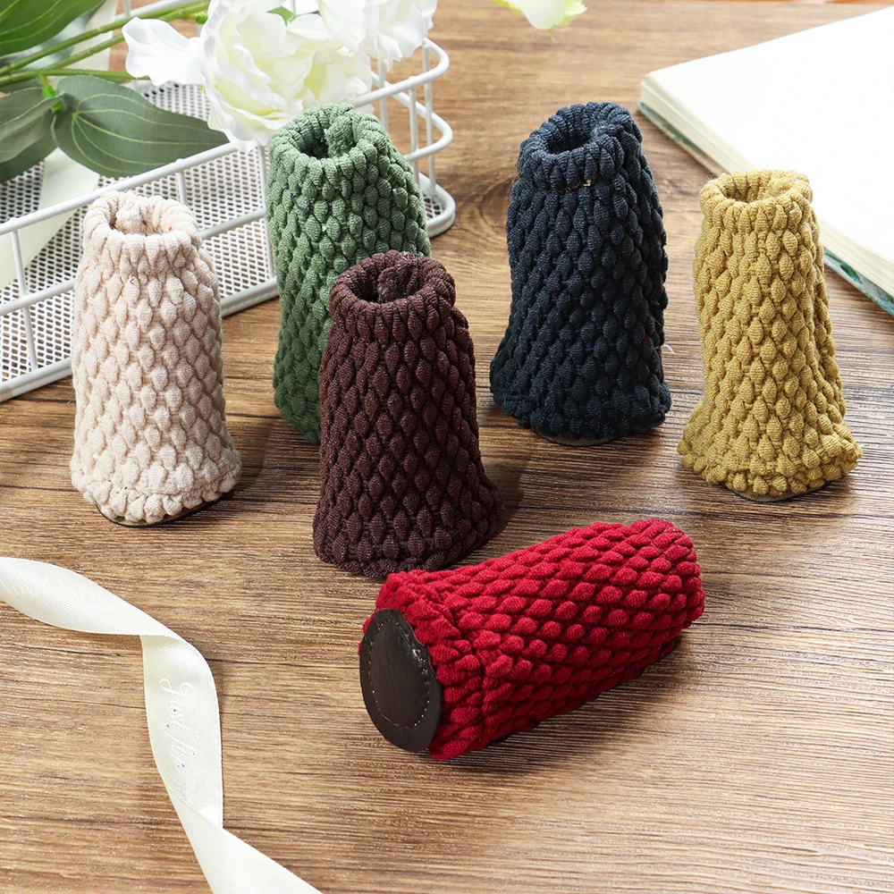 

4PCS Knitted Chair Legs Socks Furniture Table Feet Leg Covers Protectors Wood Floor Protection Pads Moving Noise Reduction