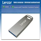 Флэш-накопитель Lexar JumpDrive M45, USB 3,1, 32 ГБ, 128 ГБ, до 100 МБс., высокоскоростной флэш-накопитель, 64 ГБ, металлическая флешка, карта памяти, U-диск