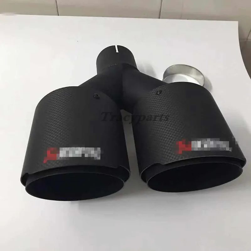 1 шт. Akrapovic 63 мм в 89 из универсальной черной нержавеющей стали + Наконечники