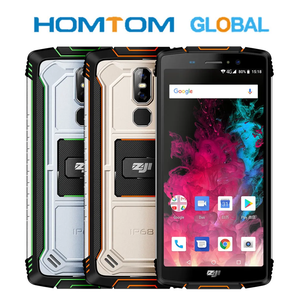 HOMTOM ZOJI Z11 смартфон 10000 мАч IP68 Водонепроницаемый 4 Гб 64 Гб Восьмиядерный мобильный телефон 4G FDD 5,99 дюймов мобильный телефон