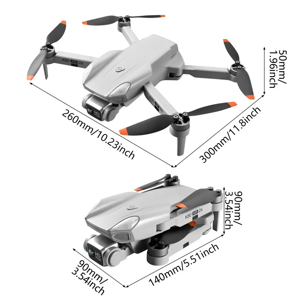 

GPS K80Air2s 4k 3000