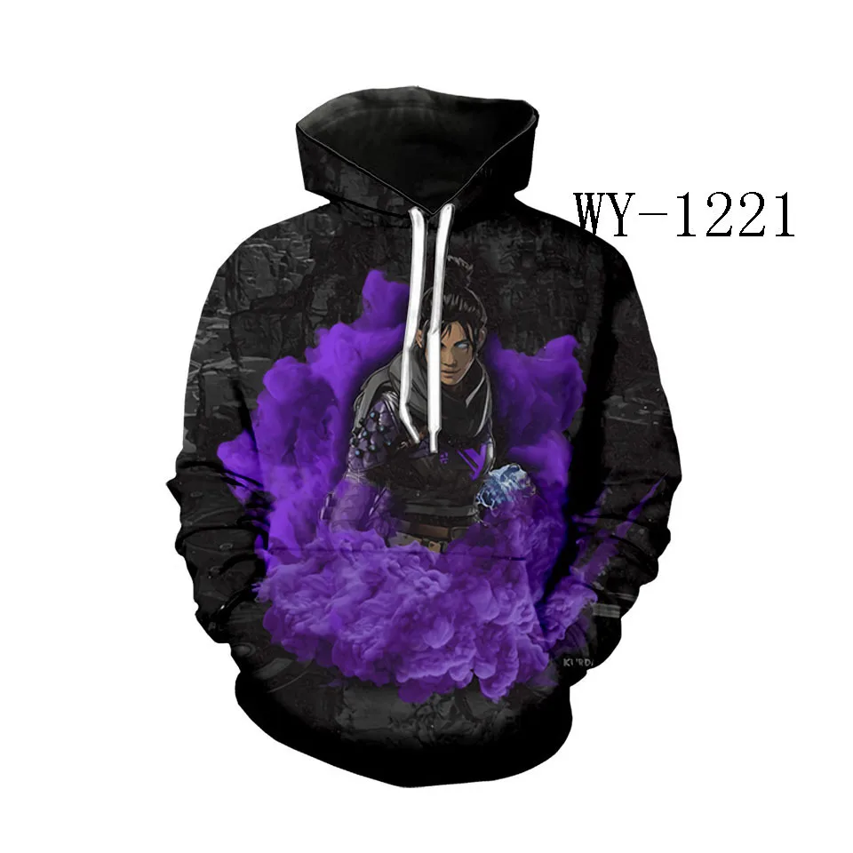 

2 pieces 2021 Spring And Autumn Men's And Women's Hoodies Fashion3D Printing Cartoon Anime Sweatshirt Pullover Coat F03