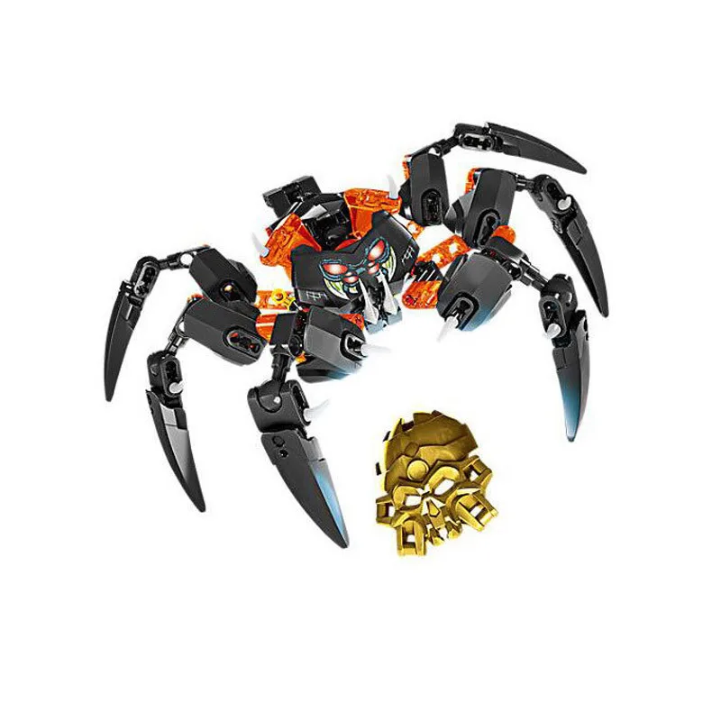Фигурки игрушечные Bionicle Tahu/Kopaka/Onua/Lord Master череп огня/лед/Земля/паук совместимые с