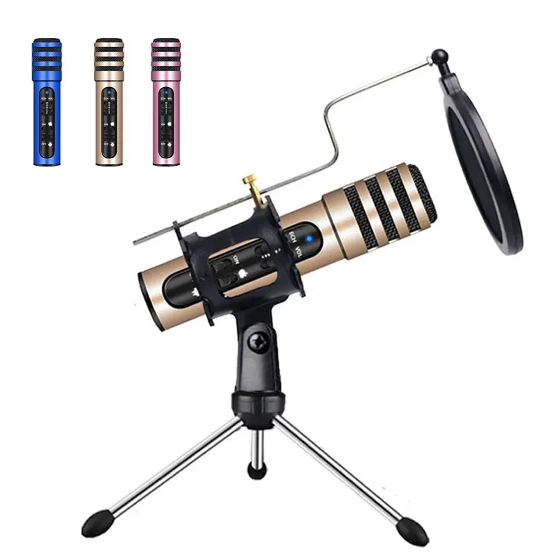 Профессиональный беспроводной конденсаторный микрофон Встроенная звуковая