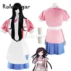 Женский костюм для косплея Danganronpa Mikan Tsumiki, костюм для карнавала на Хэллоуин
