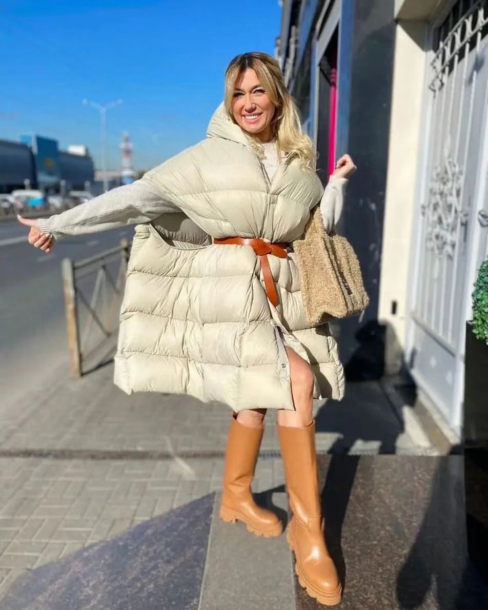 

Fashionable Loose Oversized Down Vest Jacket for Men and Women Keep Warm in Winter