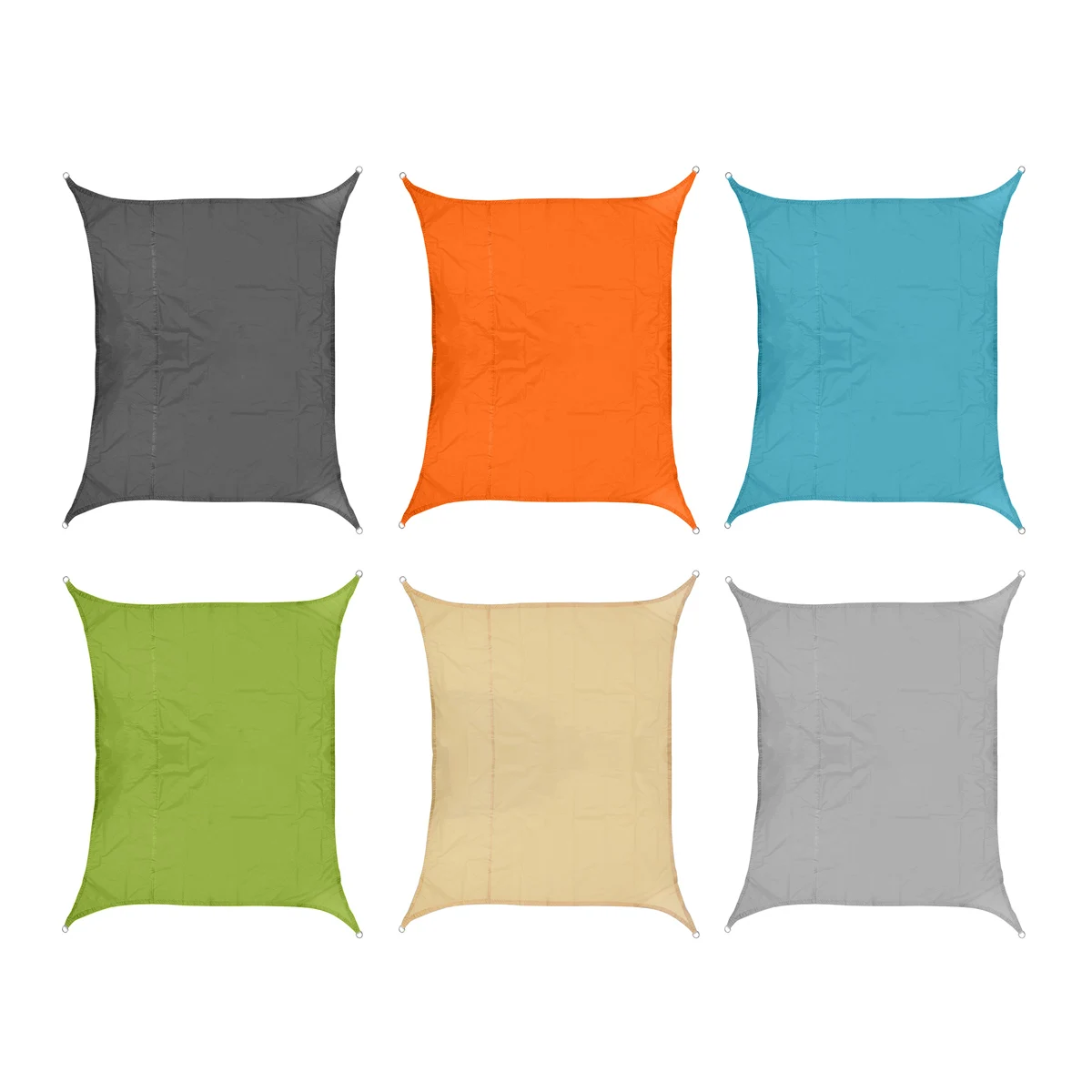 

New 420D 2x5M Sun Shade Sail Sunshade Sun Shelter Outdoor Garden Sunblock Shade Cloth Patio Cover Anti-UV Car Cover